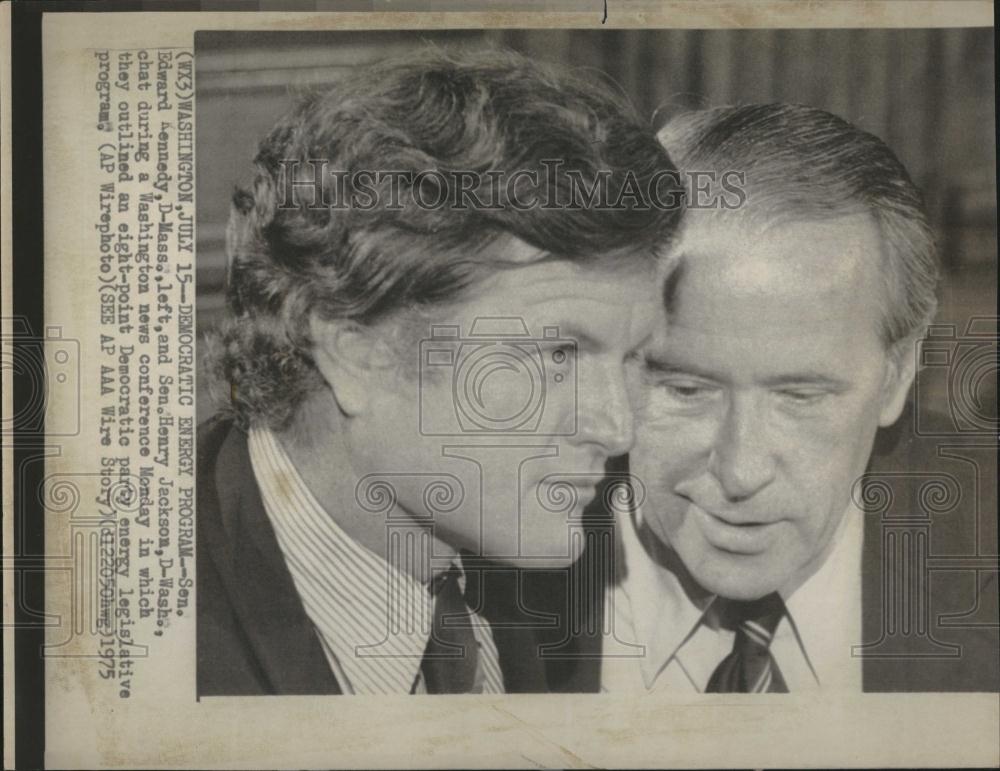 1975 Press Photo Washington Democratic Edward Kennedy - RRV16547 - Historic Images