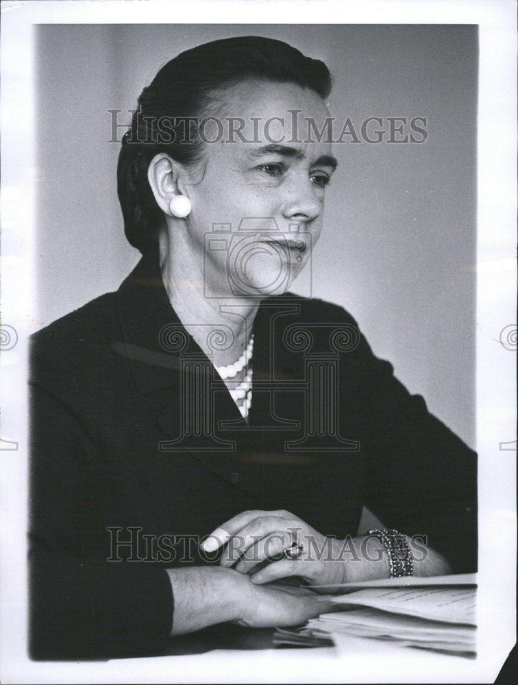 1963 Press Photo Mrs Dean Rusk Wife Secretary Washingto - RRV55815 - Historic Images