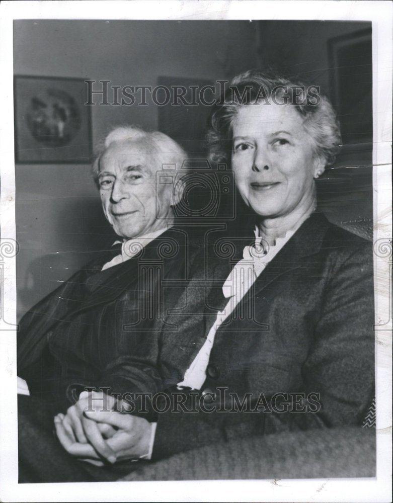 1960 Press Photo Romance Bertrand Russell America Edith - RRV55085 - Historic Images