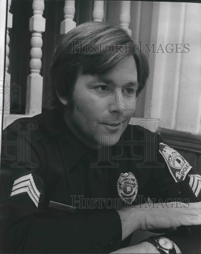 1976 Press Photo Jerry T. Haynes Homewood Police Chief - abno06674 - Historic Images