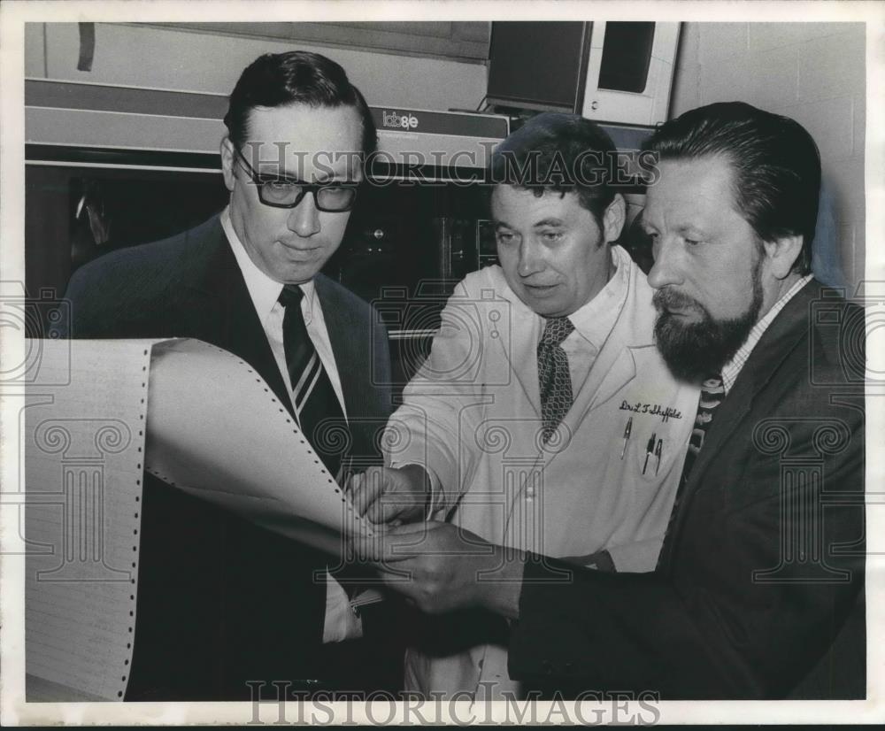 1976 Press Photo Russian visitors at University of Alabama at Birmingham - Historic Images