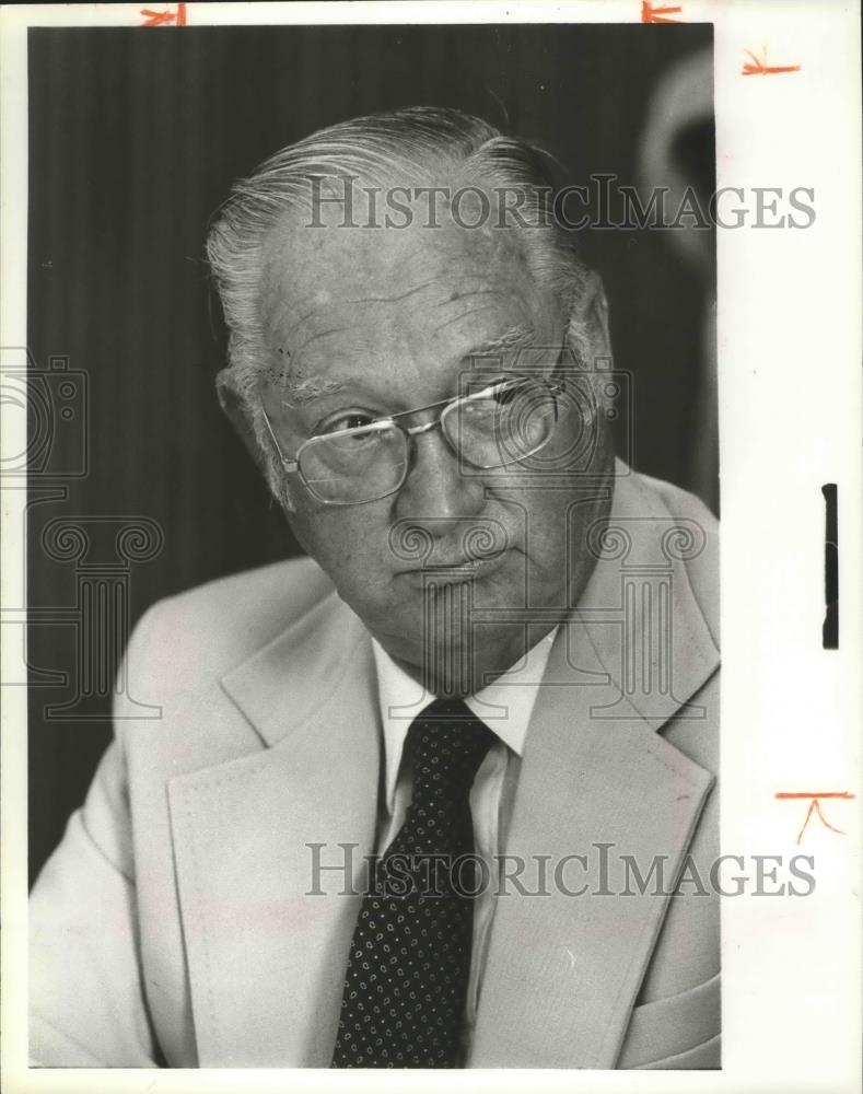 1981 Press Photo T. A. &quot;Country&quot; Gaskin, Mayor of Mountain Brook, Alabama - Historic Images