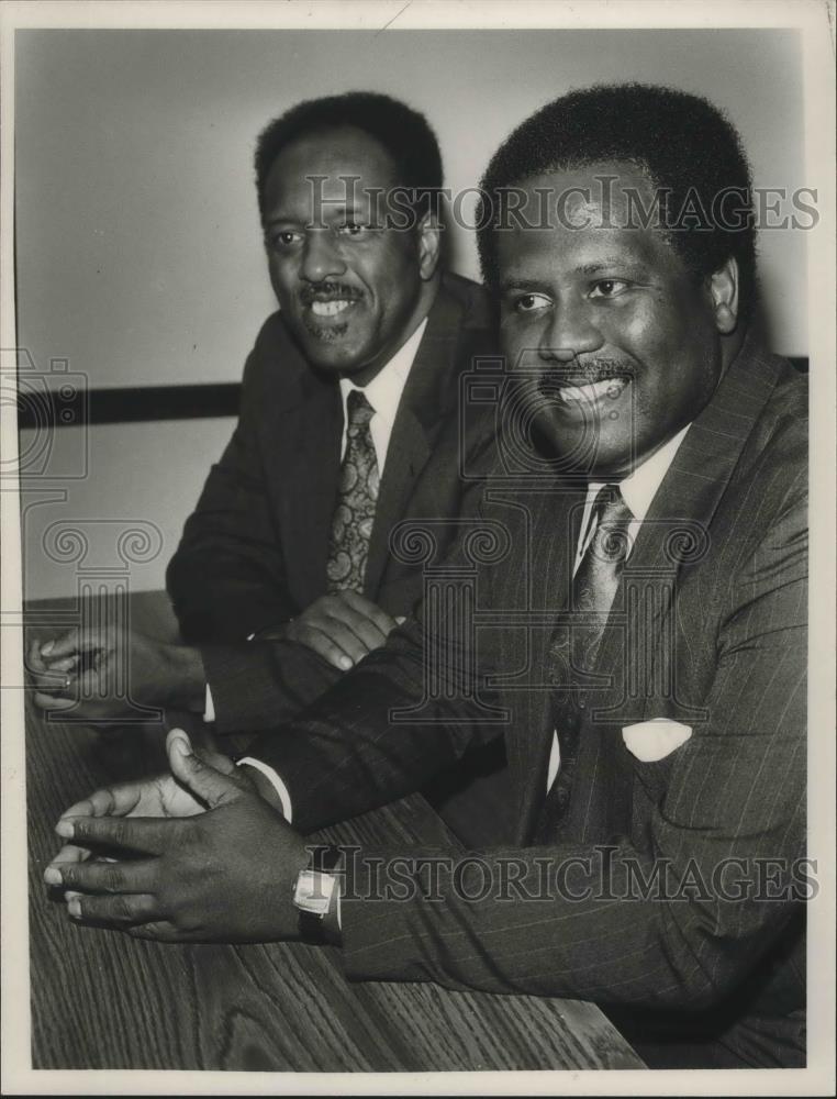 1989 Press Photo Cleveland Hammonds with Mallory Coats, Alabama - abno05435 - Historic Images