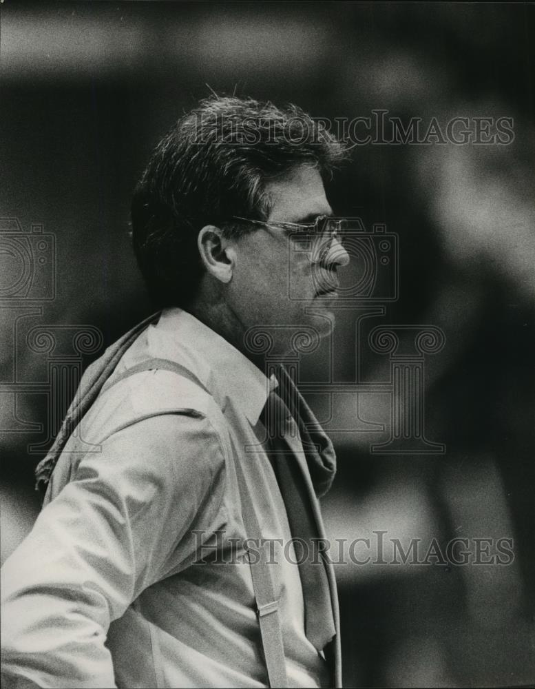 1989 Press Photo Jacksonville State University - Bill Jones, Basketball Coach - Historic Images