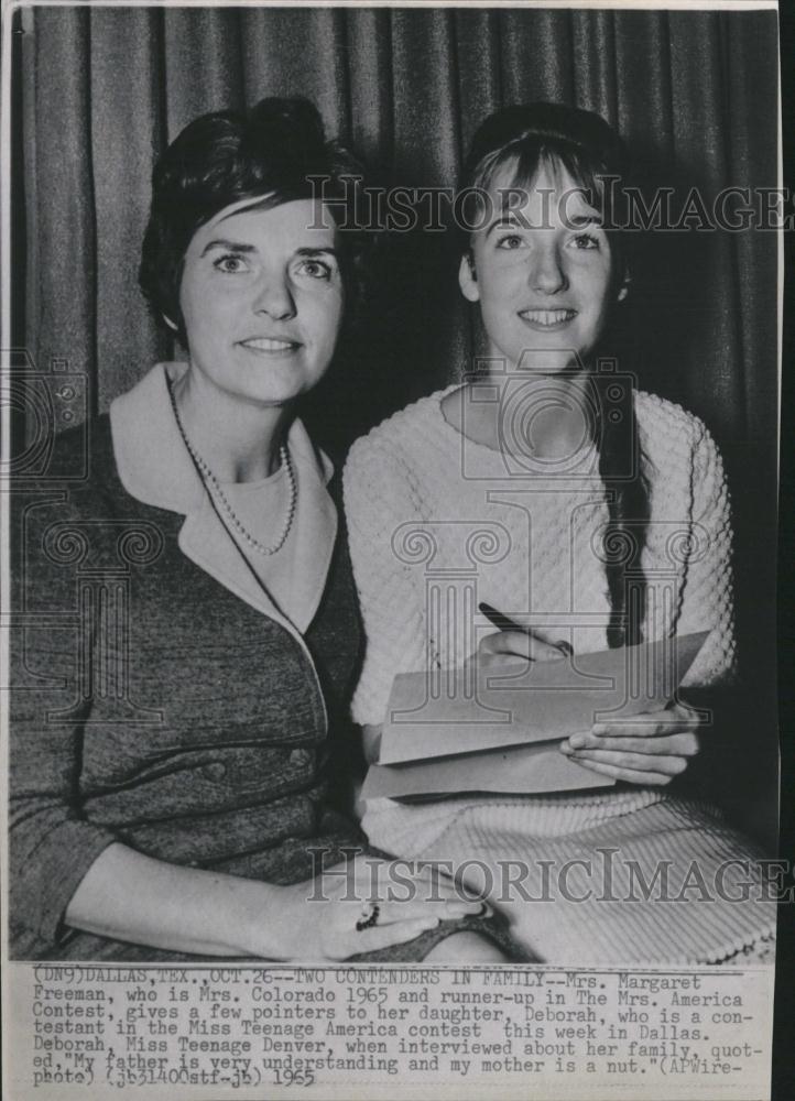 1965 Press Photo Margaret Freeman Mrs Colorado Contest - RRV13505 - Historic Images