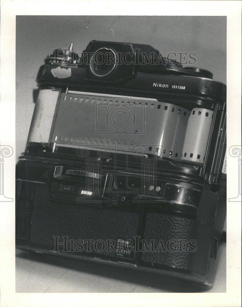 1985 Press Photo Camera Mistake Film Spool Common - RRV61875 - Historic Images