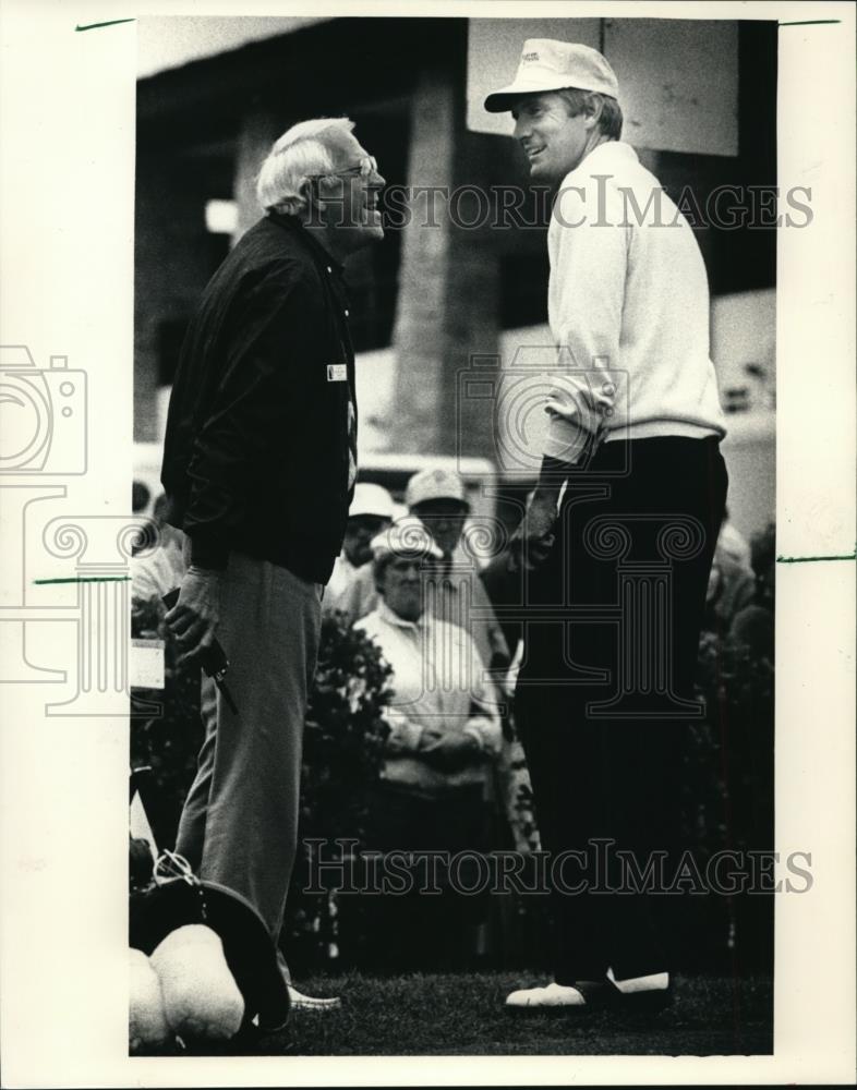 1987 Press Photo Golfer Andy North And Greater Milwaukee Open's Gordon Kress - Historic Images