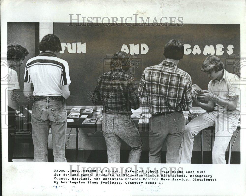 1983 Press Photo Ridgeview Junior High School Extended - RRV59311 - Historic Images