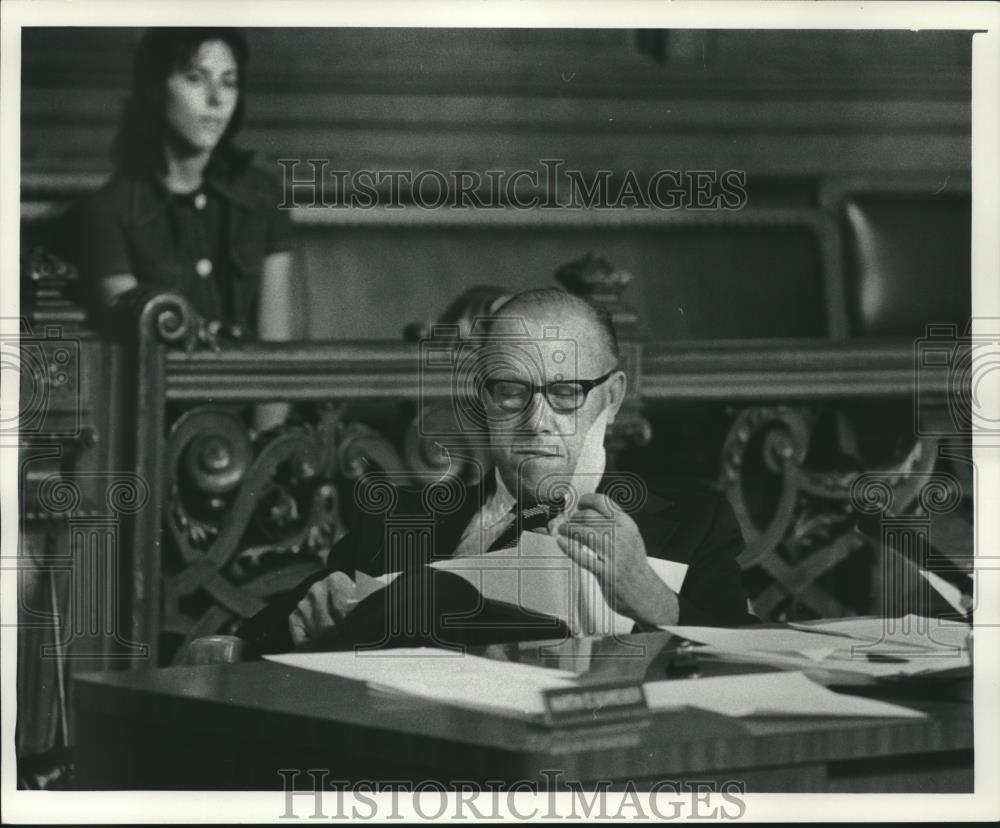 1976 Press Photo Lt. Governor of Wisconsin, Martin Schreiber - mjc21325 - Historic Images