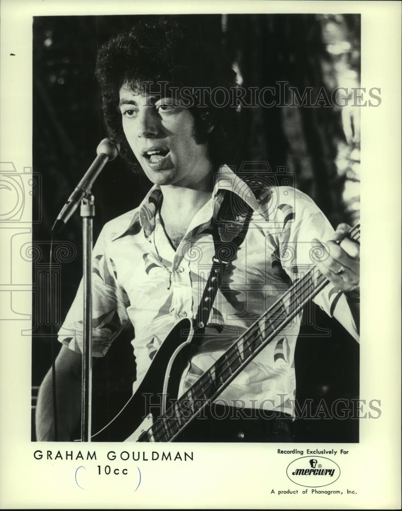 1977 Press Photo Graham Gouldman of the rock band, 10cc - mjc18698 - Historic Images
