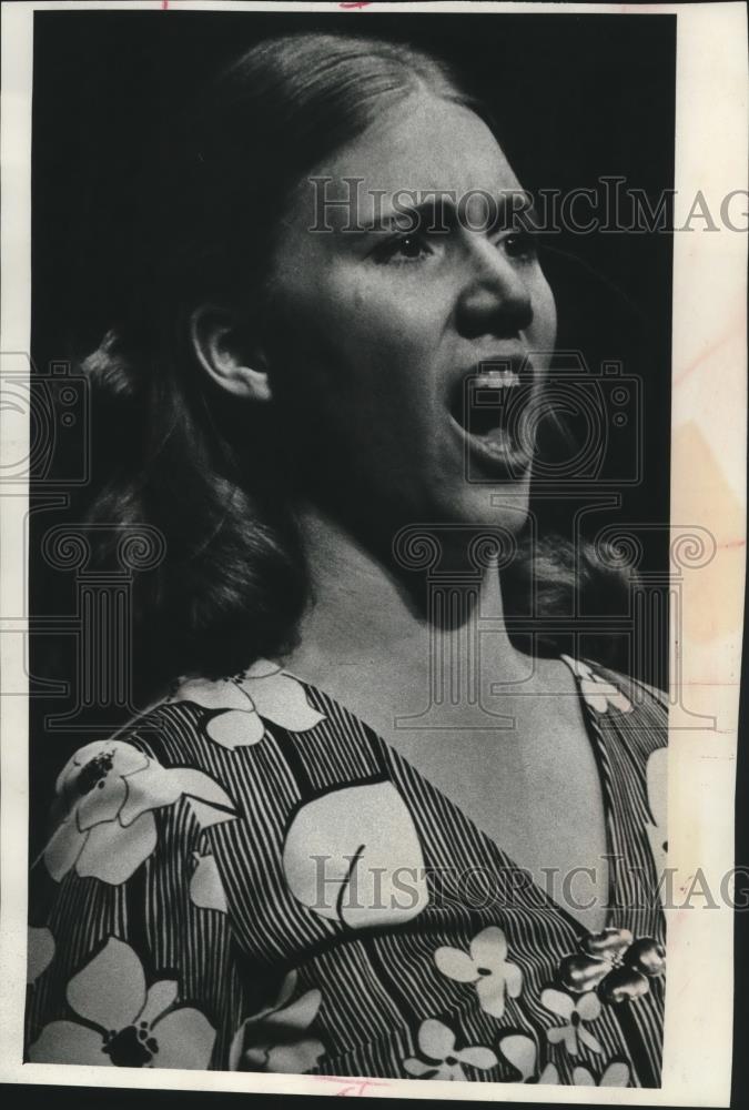 1978 Press Photo Opera audition winner Christine Seitz, Wisconsin - mjc20163 - Historic Images