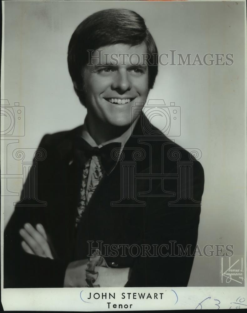 1978 Press Photo John Stewart tenor opera singer - mjc17466 - Historic Images