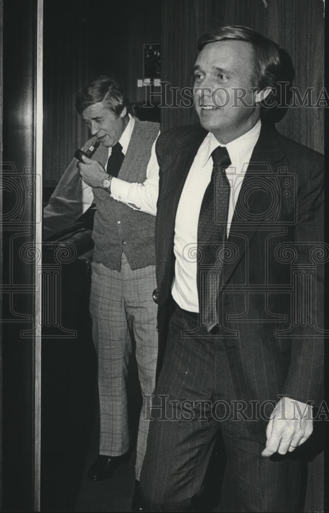 1978 Press Photo Martin Schreiber and Milwaukee Mayor Henry Maier - mjc20570 - Historic Images