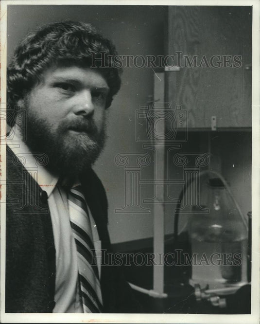 1978 Press Photo Dean Schultz, municipal & sanitary engineer, Wisconsin - Historic Images