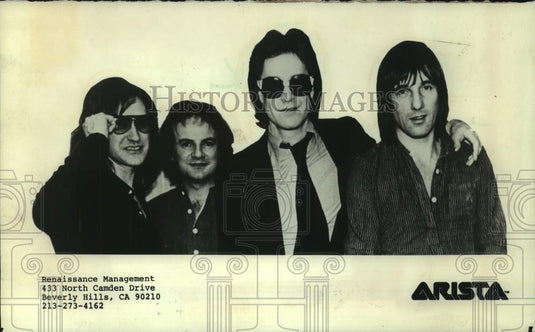 1980 Press Photo The rock 'n' roll musical band, The Kinks - mjc21992 - Historic Images