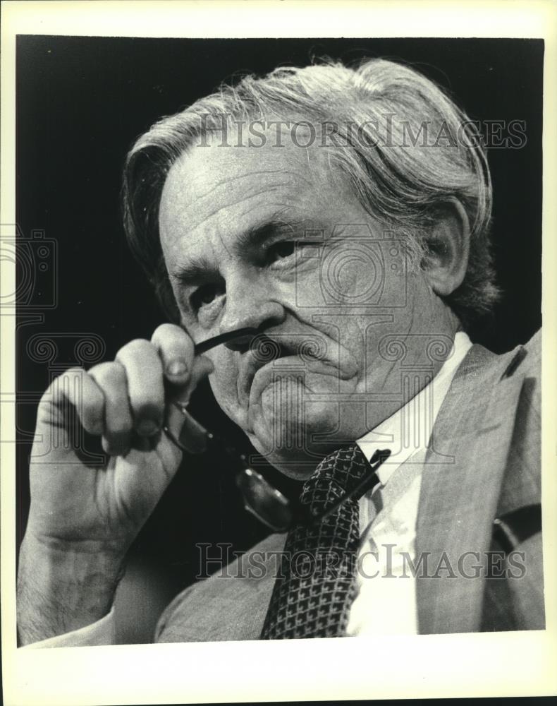 1980 Press Photo Charles Schultze, Washington Senate Finance Committee hearing - Historic Images