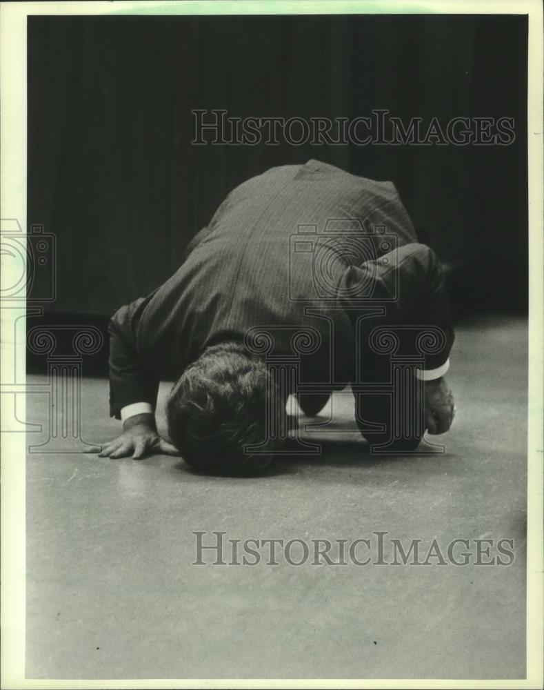 1982 Press Photo James Schoemperlen testified in trial of police officers - Historic Images