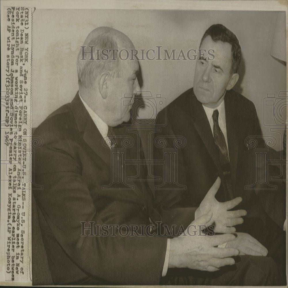 1967 Press Photo Secretary of State,Dean Rusk - RRV26337 - Historic Images