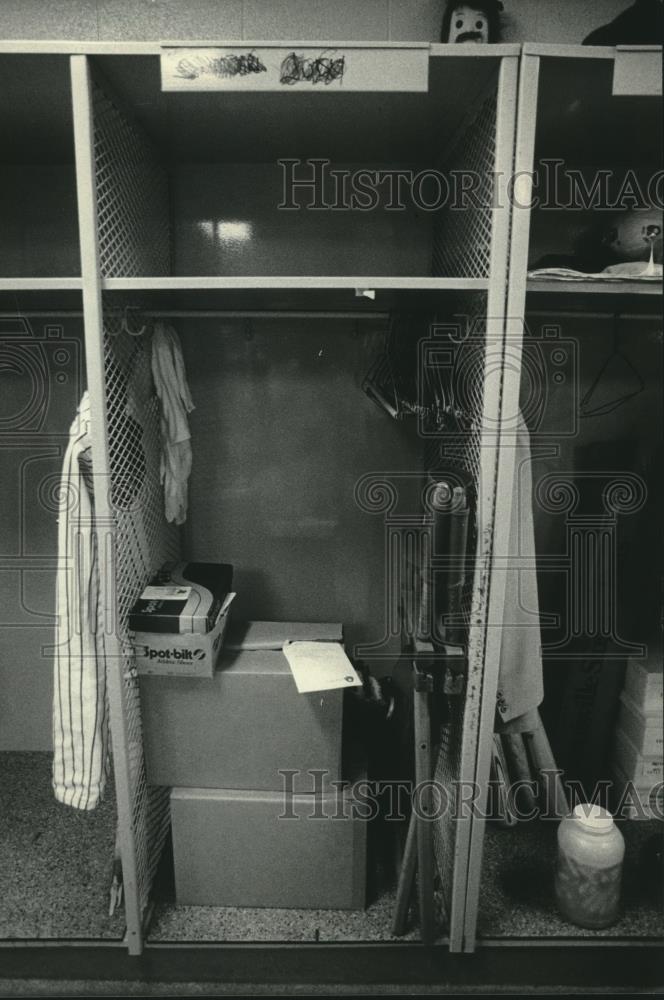 1983 Press Photo Locker Once Belonging to Thomas Gorman - mjc19820 - Historic Images