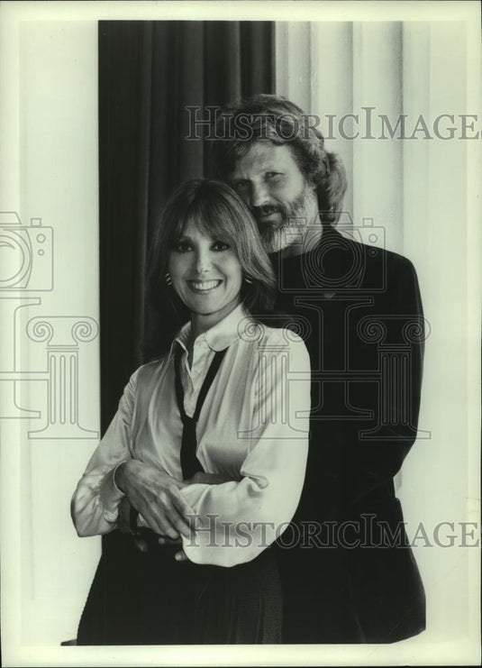 1983 Press Photo Marlo Thomas, Kris Kristofferson to costar in new TV-movie - Historic Images