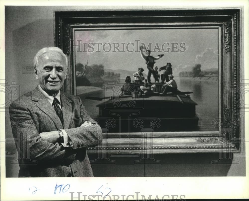 1983 Press Photo Daniel J. Terra, founder Terra Museum of American Art, Illinois - Historic Images