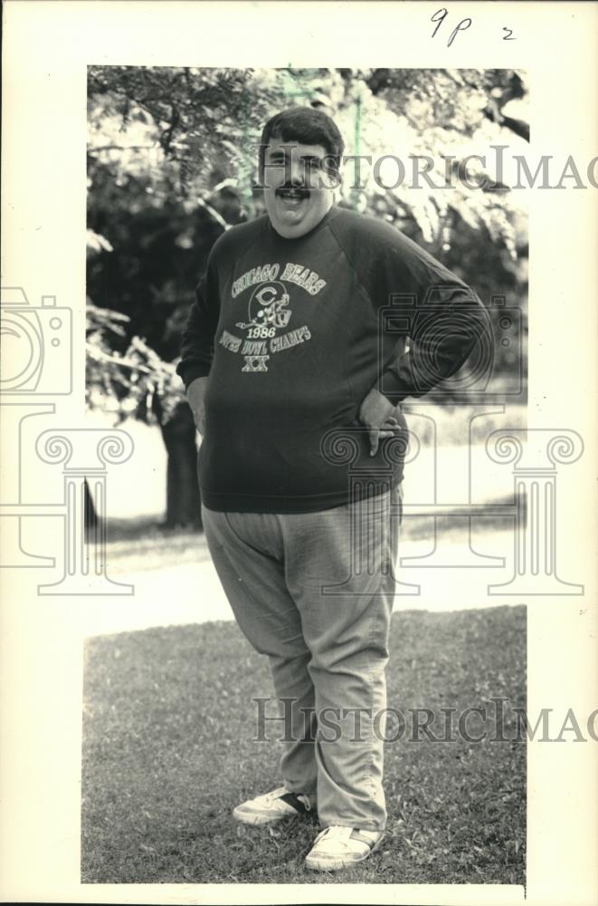 1986 Press Photo David Schulz, Milwaukee County Parks Director, Wisconsin - Historic Images