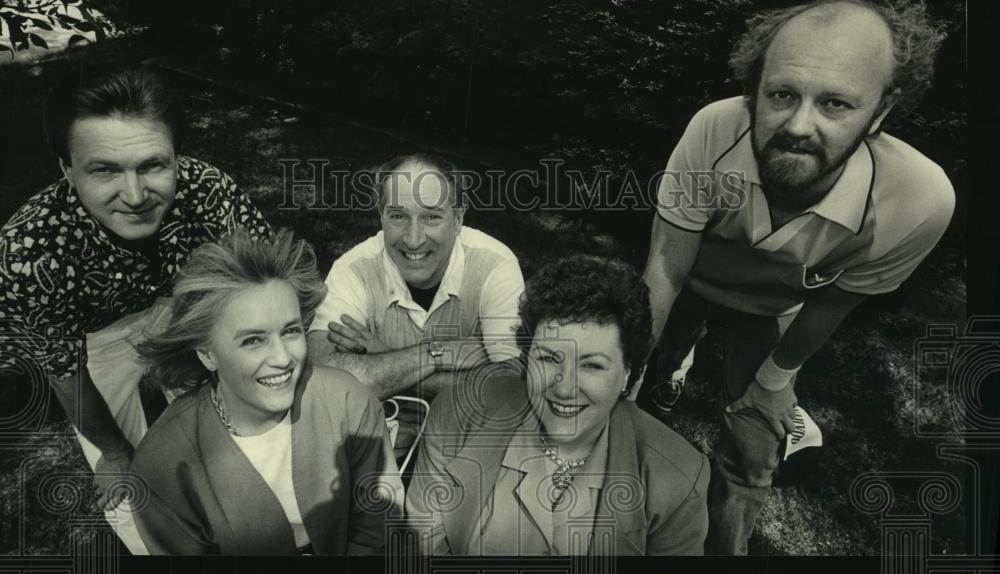 1987 Press Photo Members of Theater RX - mjc18544 - Historic Images