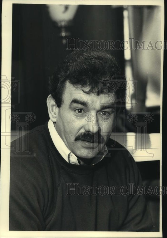 1987 Press Photo Allen "Ed" Thompson, Governor Thompson's brother - mjc22770 - Historic Images