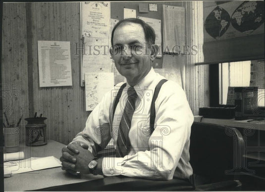 1989 Press Photo Burl Self-Planner & Southwest Missouri University Professor - Historic Images