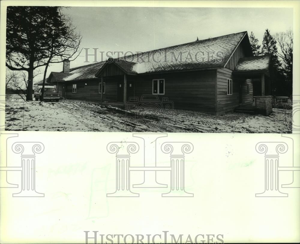 1989 Press Photo New Mess Hall At Indian Mound Boy Scout Camp, Summit, Wisconsin - Historic Images