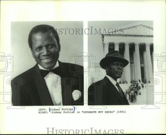 1991 Press Photo Award-winning actor, Sidney Poitier - mjc21892 - Historic Images