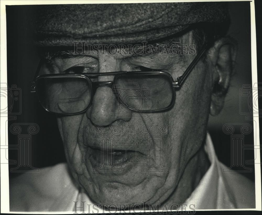 1991 Press Photo Tony Seidita of Seidita&#39;s butcher shop, Wisconsin - mjc20877 - Historic Images