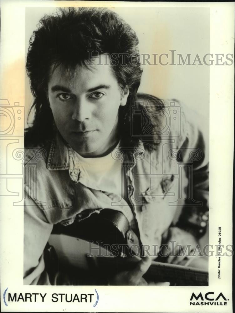 1993 Press Photo Marty Stuart, Country Singer - mjc17735 - Historic Images