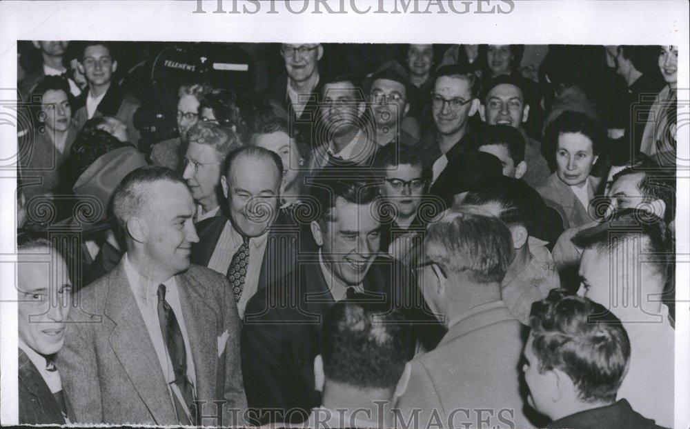 1953 Press Photo Robert B. Meyer New Jersey Governor - RRV71791 - Historic Images