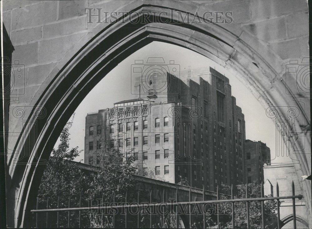 1953 Press Photo Passavant Memorial Hospital Chicago - RRV65513 - Historic Images