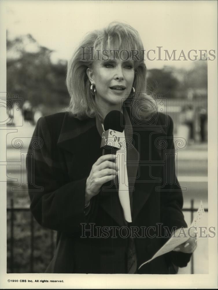 1990 Press Photo Actress Barbara Eden in &quot;Her Wicked Ways&quot; - nop27732 - Historic Images