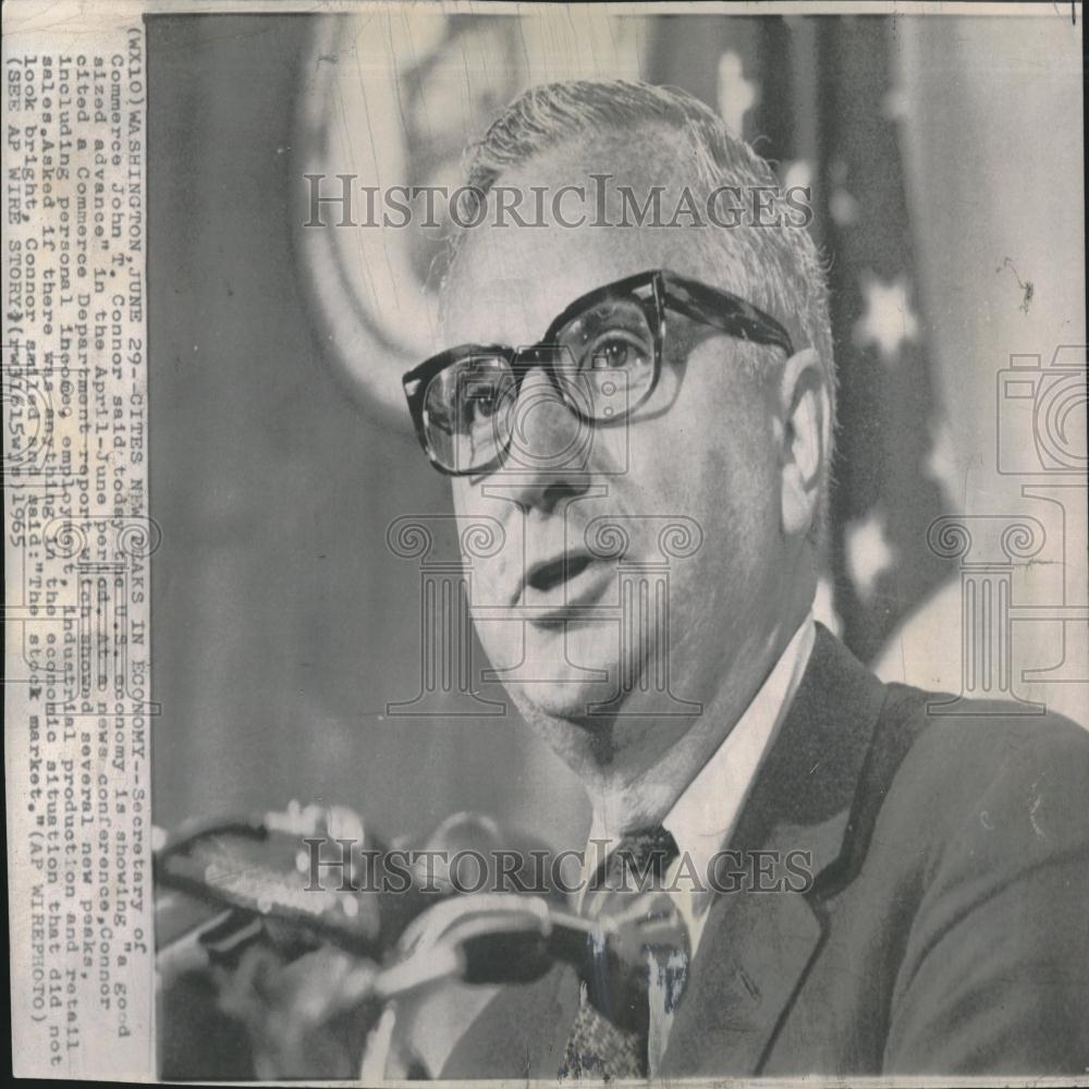 1966 Press Photo Secretary of Commerce John T. Connor - RRV26425 - Historic Images