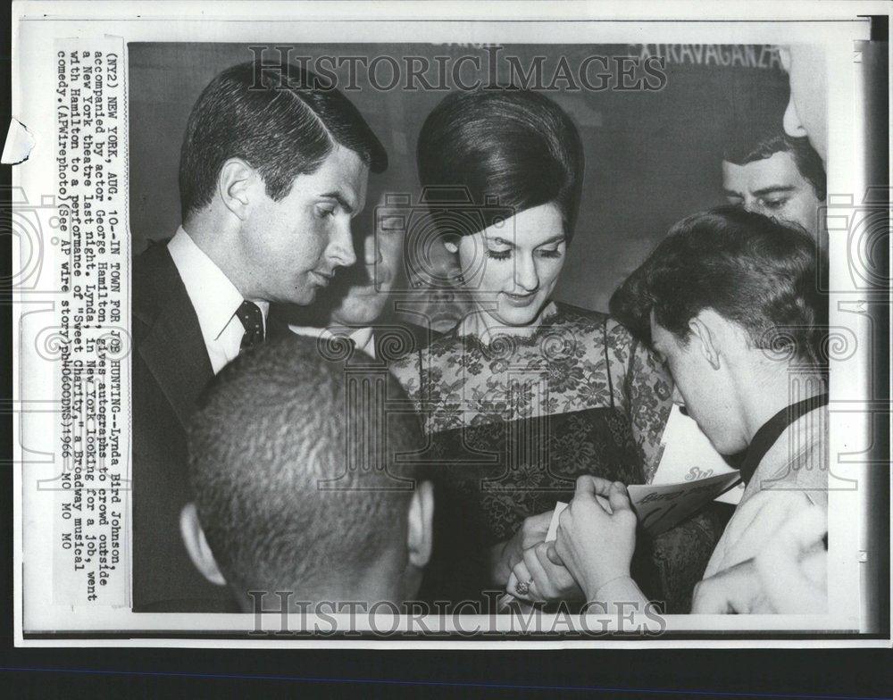 1966 Photo Lynda Bird Johnson Job Hunting - RRV58785 - Historic Images