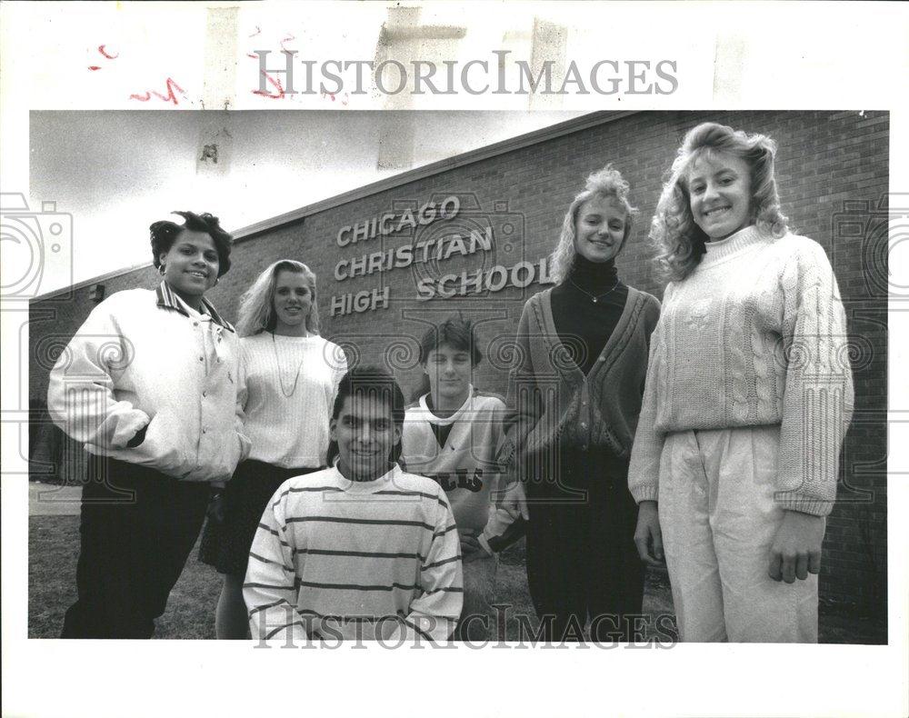 1991 Press Photo Chicago Christian High School RRV67119 Historic Images