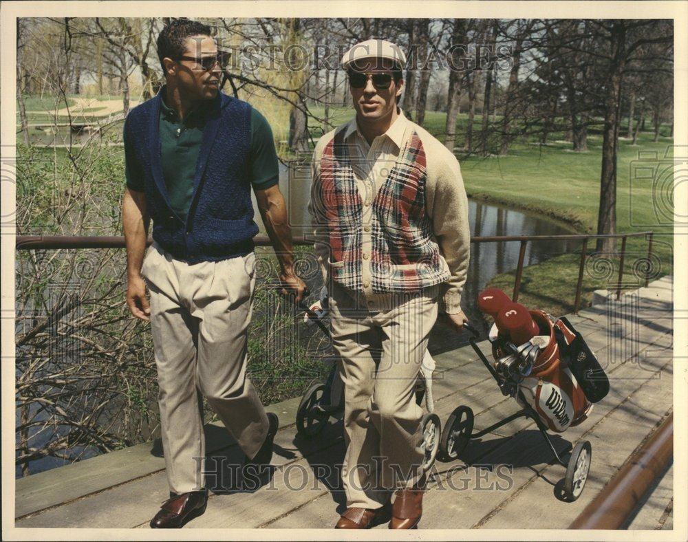 1990 Press Photo Fashion golf styles Ruff Hewn Neiman - RRV59167 - Historic Images