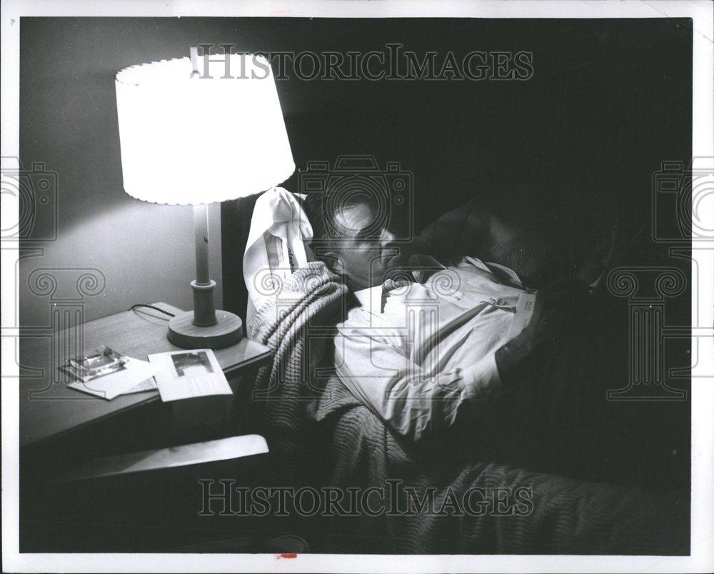 1956 Press Photo G. Mennen Williams campaign Hotel - RRV45325 - Historic Images
