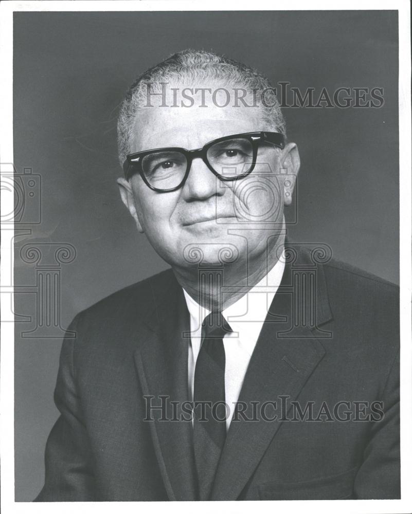 1967 Photo Cass Tech High Principal Jules Trattner - RRV34255 - Historic Images