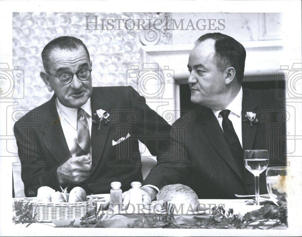 1959 Press Photo Hubert Humphrey Minnesota Lyndon Texan - RRV47409 - Historic Images