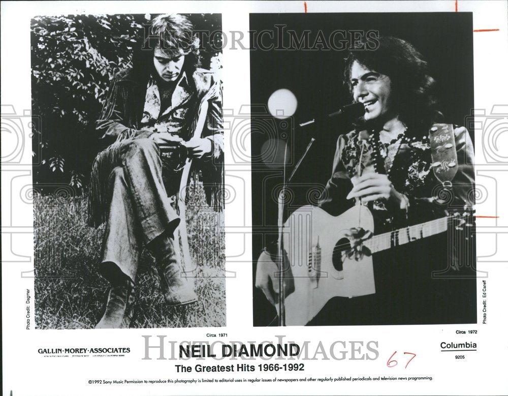 1992 Press Photo Diamond Niel greatest hit columbia - RRV52699 - Historic Images