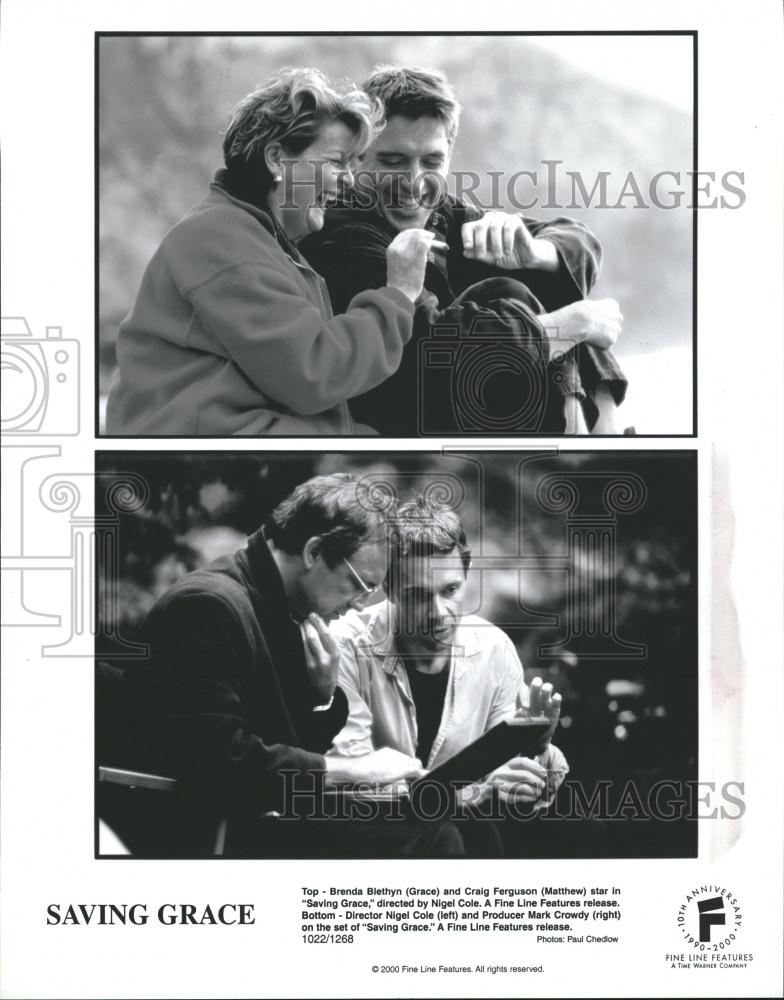 2000 Press Photo Brenda Blethyn Nigel Cole Crowdy Mark - RRV16187 - Historic Images