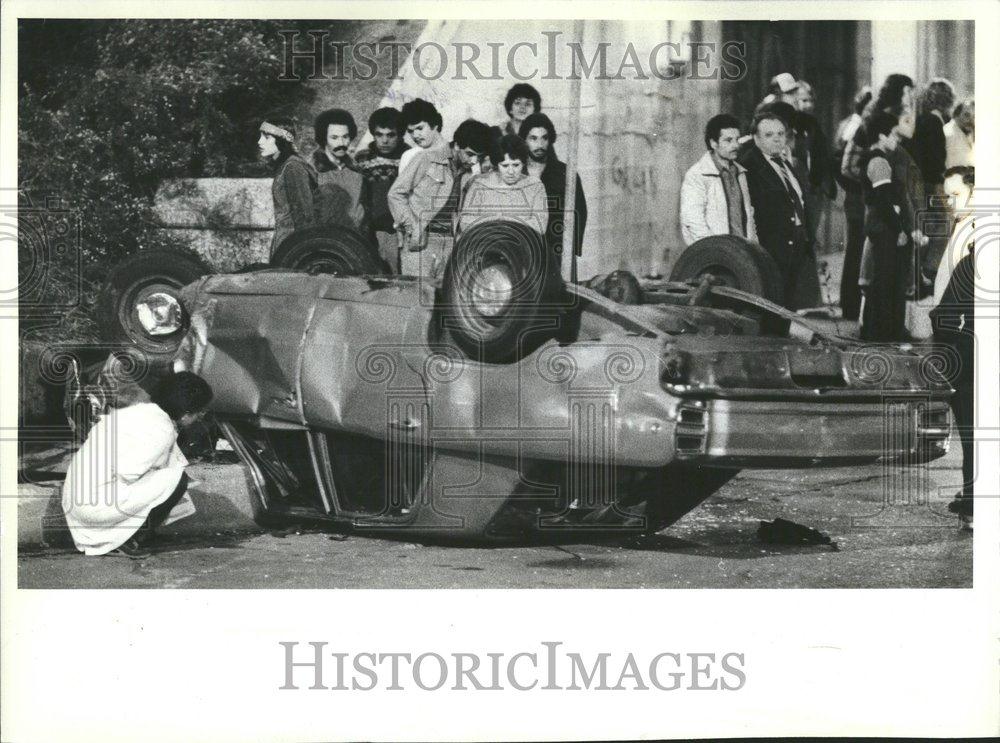 1981 Press Photo Accident Chicago one injured - RRV57355 - Historic Images