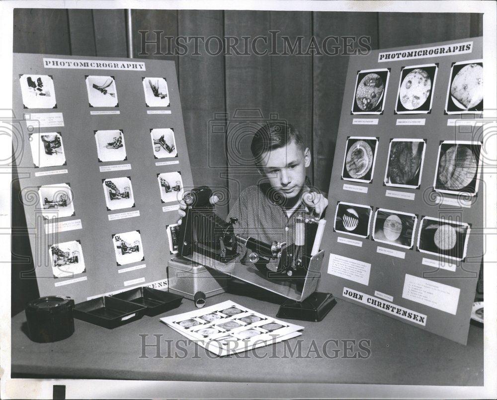 1961 Press Photo John Christensen Steinmetz High School - RRV58541 - Historic Images