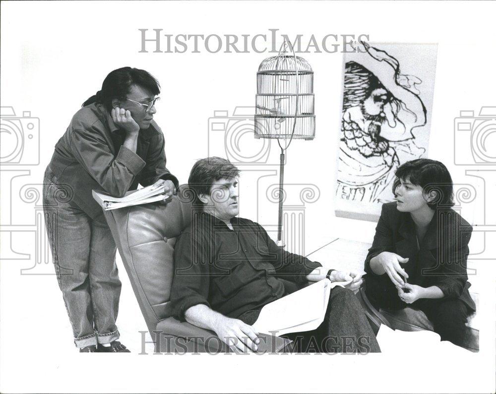 1992 Press Photo Thornton Wilder Richard Poe Pat Bowie - RRV65367 - Historic Images