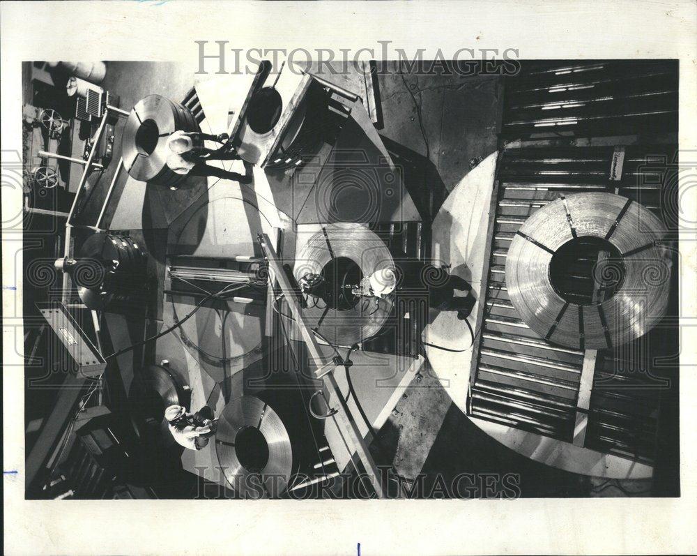 1975 Press Photo Steelmaking Plant Joseph T Ryerson - RRV57259 - Historic Images