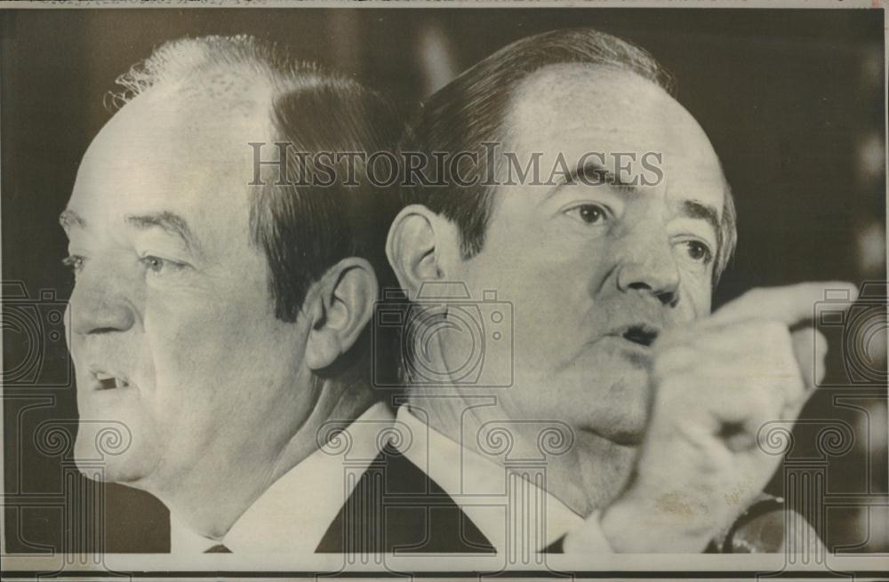 1968 Press Photo Vice President Hubert Humphrey - RRV18271 - Historic Images